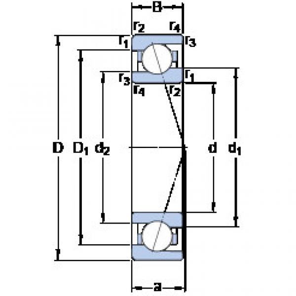 roulements 71916 ACE/P4A SKF #1 image