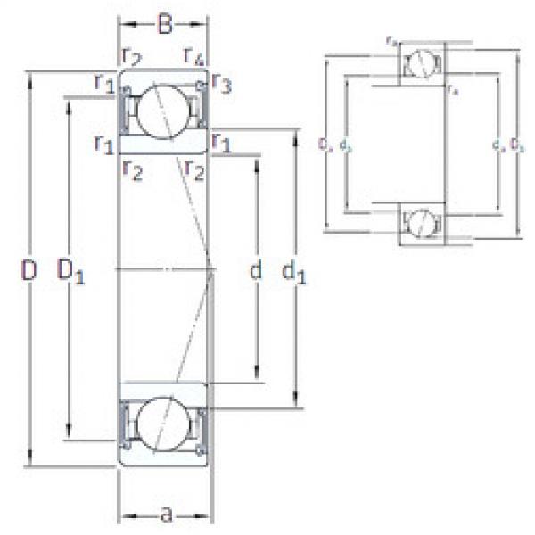 roulements VEB 40 /S/NS 7CE1 SNFA #1 image