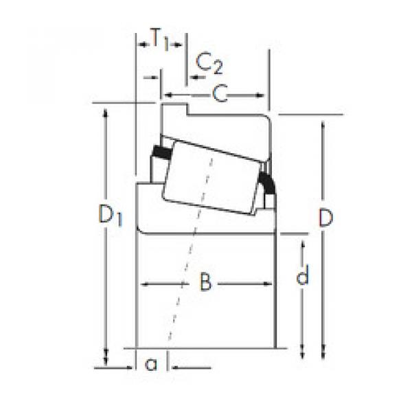 roulements 44158/44348-B Timken #1 image