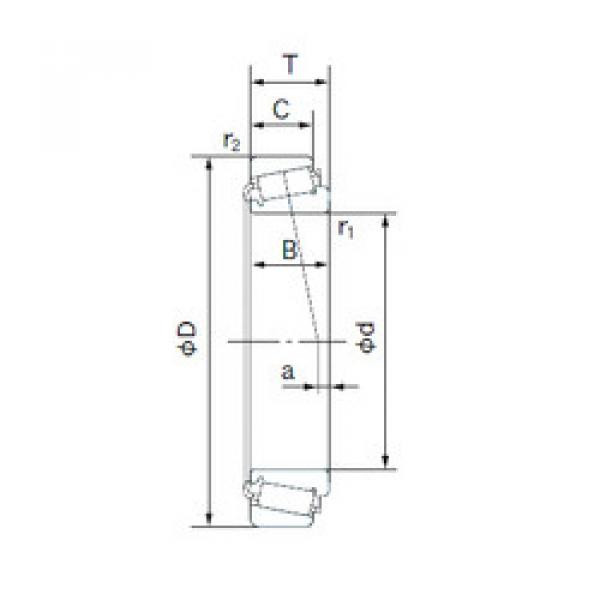 roulements 758/752 NACHI #1 image