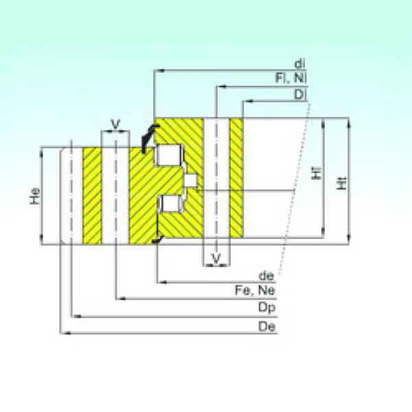 roulements ER3.40.2800.400-1SPPN ISB #1 image