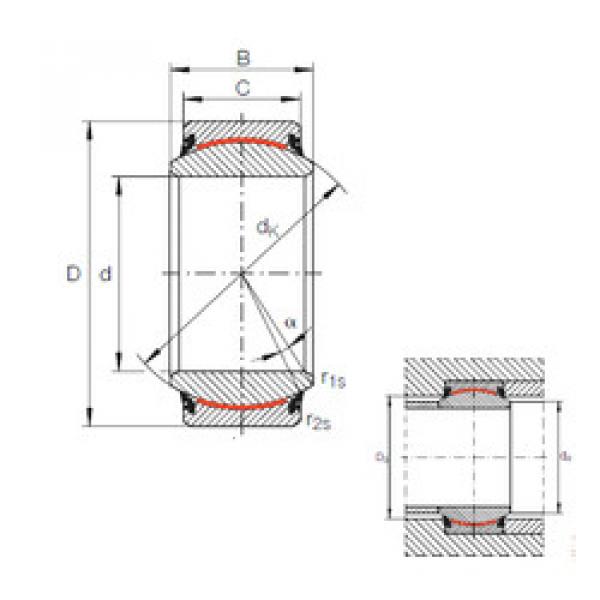 roulements GE 180 UK-2RS INA #1 image