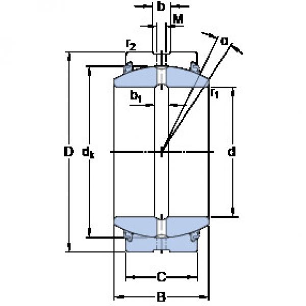 roulements GEZ 104 ES-2LS SKF #1 image