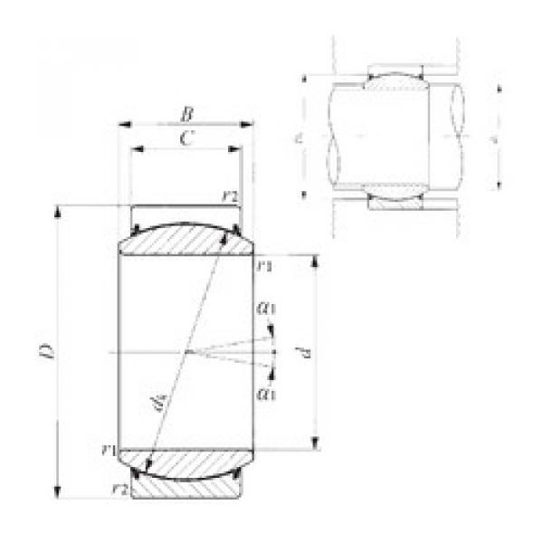 roulements GE 40EC-2RS IKO #1 image