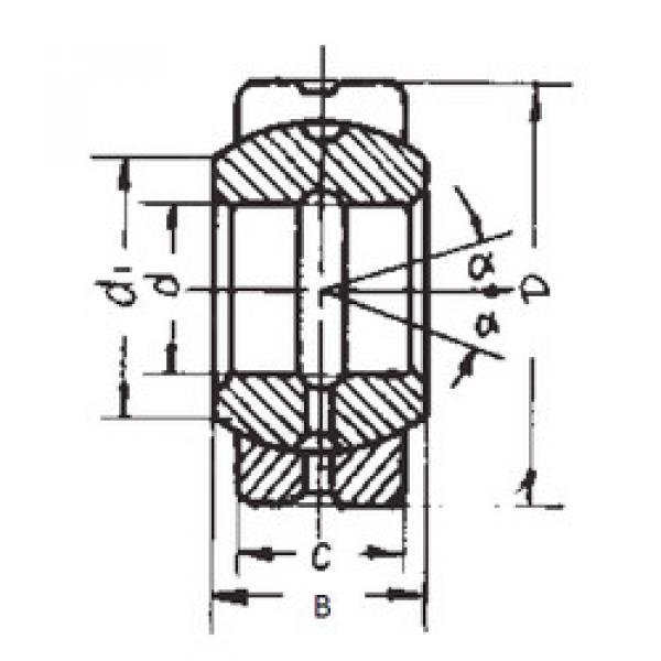 roulements GE110ES FBJ #1 image