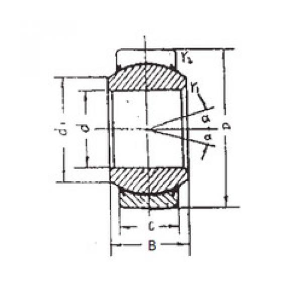 roulements GEEM50ES-2RS FBJ #1 image