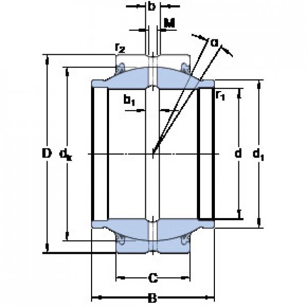 roulements GEM 60 ES-2RS SKF #1 image