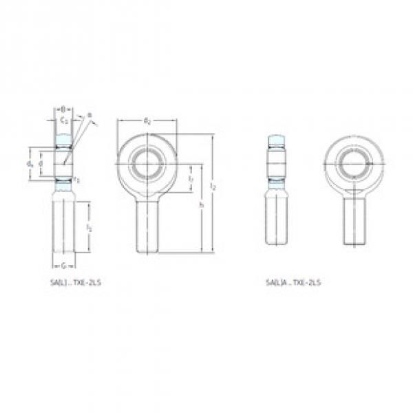 roulements SAL80TXE-2LS SKF #1 image